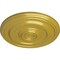 Ekena Millwork Kepler Traditional Ceiling Medallion (For Canopies up to 2 5/8"), 11 7/8"OD x 1 1/4"P, Rich Gold CM12KPRGS - alternate 4
